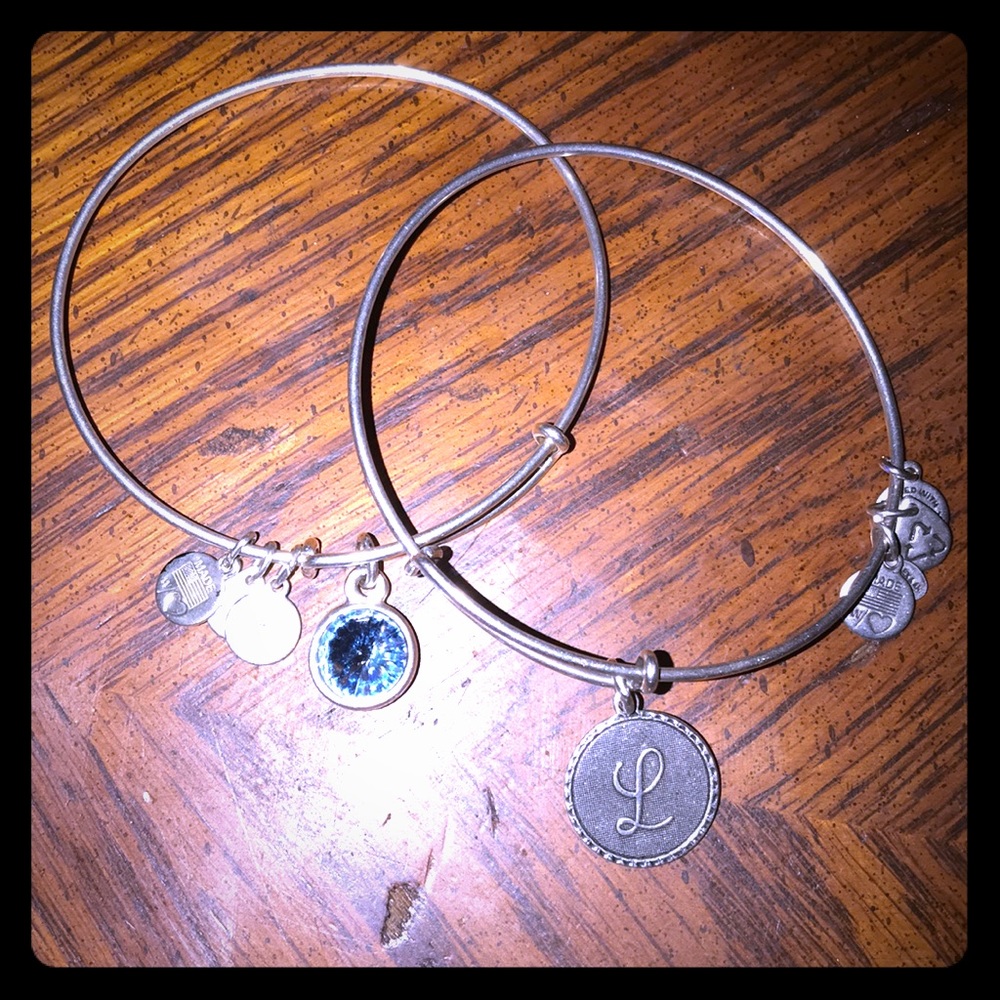 Pair of Alex and Ani bracelets